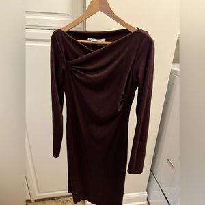 Diane Von Fustenberg Deep purple Wool Dress
